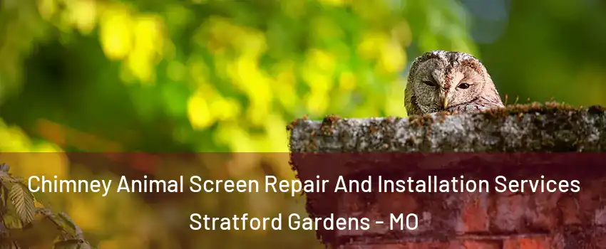 Chimney Animal Screen Repair And Installation Services Stratford Gardens - MO