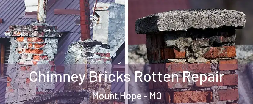 Chimney Bricks Rotten Repair Mount Hope - MO