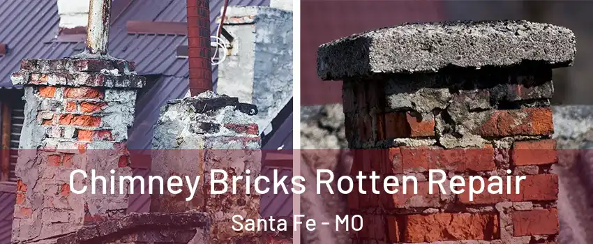 Chimney Bricks Rotten Repair Santa Fe - MO