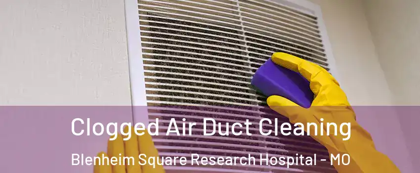 Clogged Air Duct Cleaning Blenheim Square Research Hospital - MO