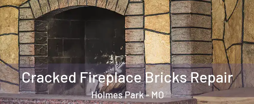 Cracked Fireplace Bricks Repair Holmes Park - MO
