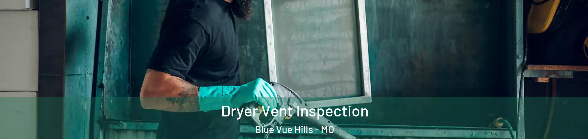Dryer Vent Inspection Blue Vue Hills - MO
