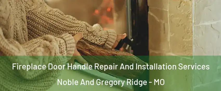 Fireplace Door Handle Repair And Installation Services Noble And Gregory Ridge - MO