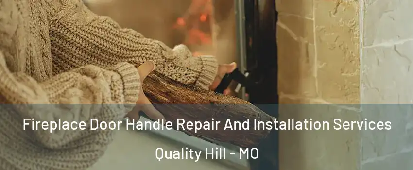 Fireplace Door Handle Repair And Installation Services Quality Hill - MO