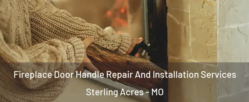 Fireplace Door Handle Repair And Installation Services Sterling Acres - MO