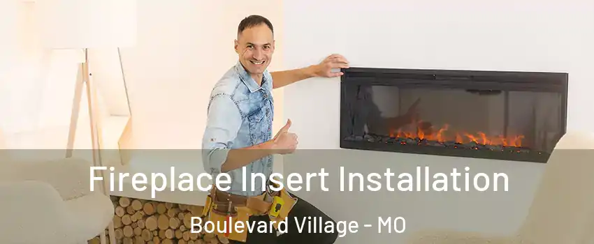 Fireplace Insert Installation Boulevard Village - MO