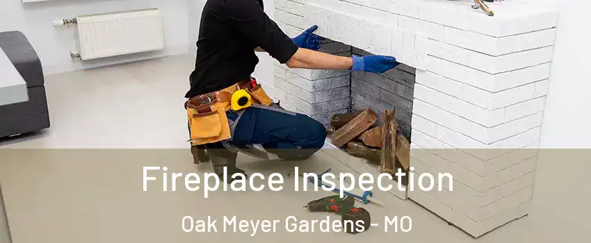 Fireplace Inspection Oak Meyer Gardens - MO