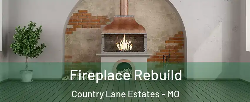 Fireplace Rebuild Country Lane Estates - MO