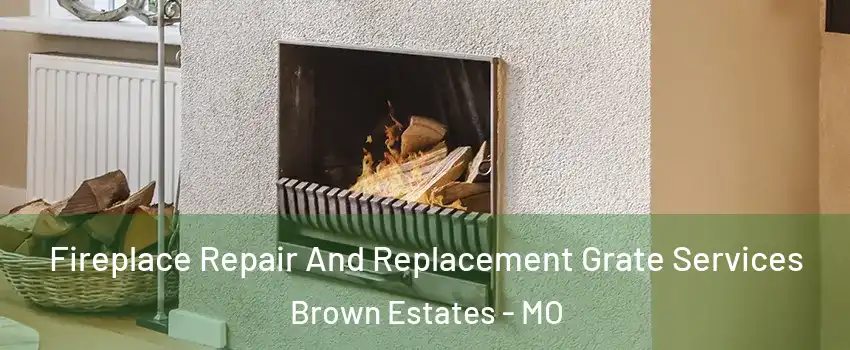 Fireplace Repair And Replacement Grate Services Brown Estates - MO