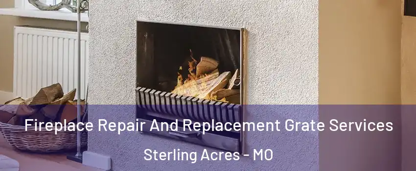 Fireplace Repair And Replacement Grate Services Sterling Acres - MO