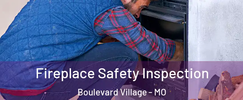 Fireplace Safety Inspection Boulevard Village - MO