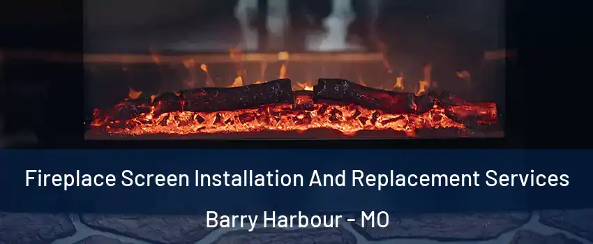 Fireplace Screen Installation And Replacement Services Barry Harbour - MO