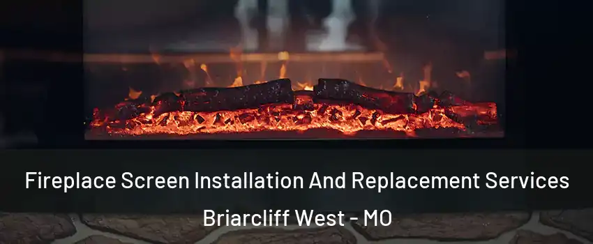 Fireplace Screen Installation And Replacement Services Briarcliff West - MO