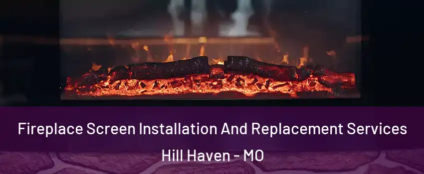 Fireplace Screen Installation And Replacement Services Hill Haven - MO