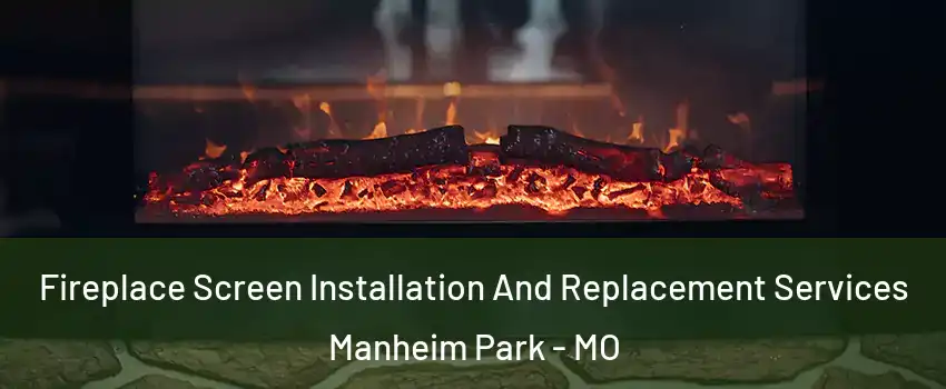 Fireplace Screen Installation And Replacement Services Manheim Park - MO