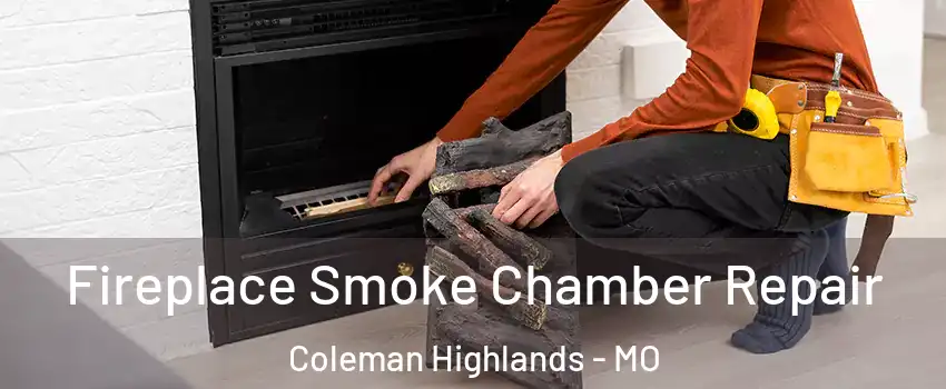 Fireplace Smoke Chamber Repair Coleman Highlands - MO