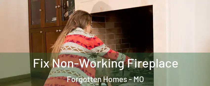 Fix Non-Working Fireplace Forgotten Homes - MO