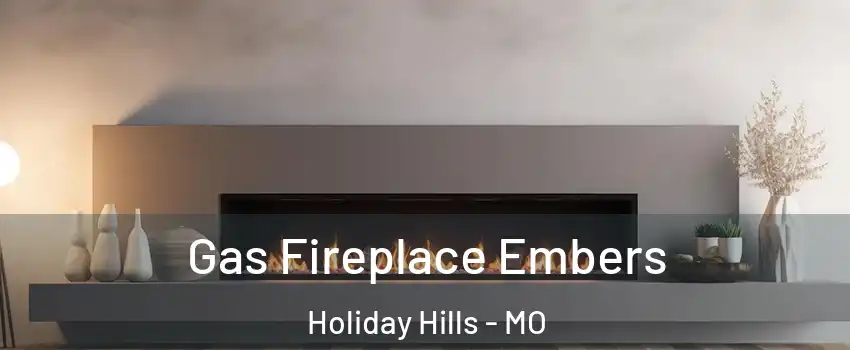 Gas Fireplace Embers Holiday Hills - MO