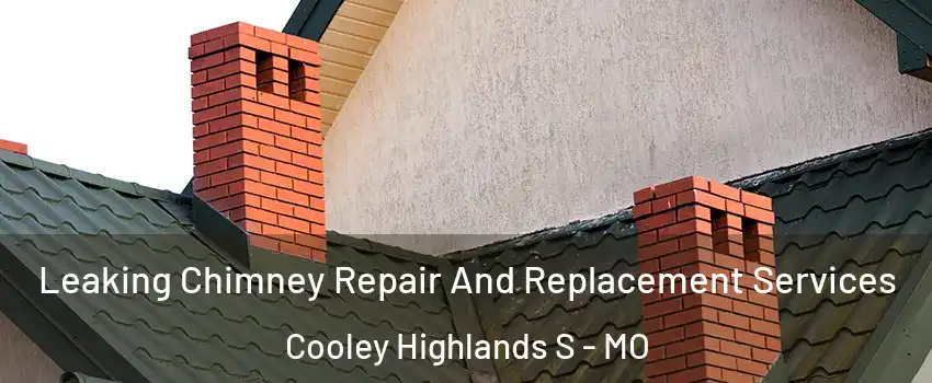 Leaking Chimney Repair And Replacement Services Cooley Highlands S - MO