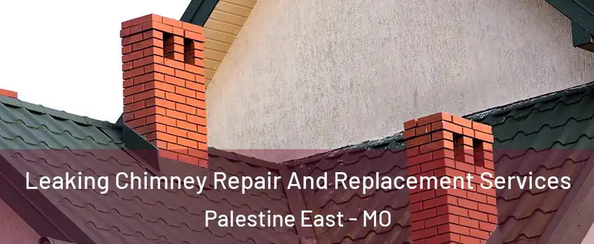 Leaking Chimney Repair And Replacement Services Palestine East - MO