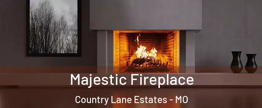 Majestic Fireplace Country Lane Estates - MO