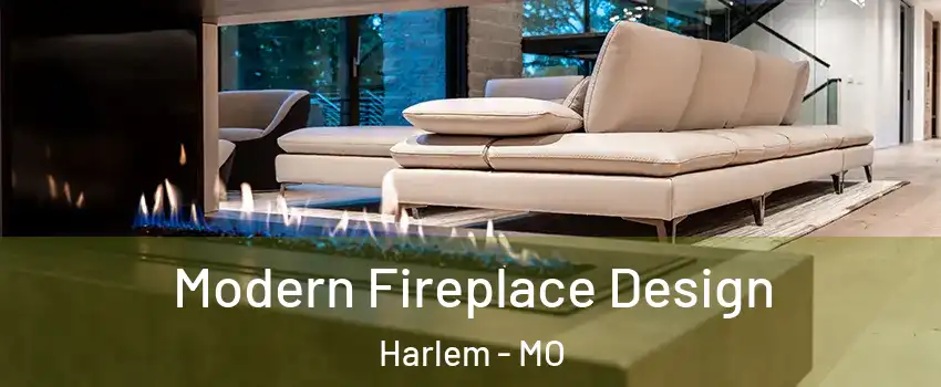 Modern Fireplace Design Harlem - MO