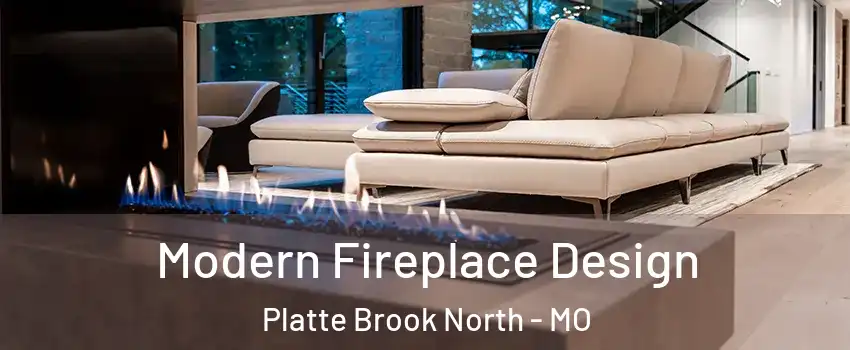 Modern Fireplace Design Platte Brook North - MO