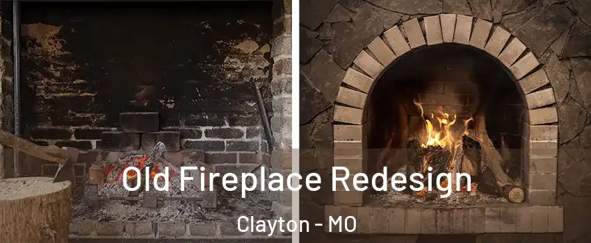 Old Fireplace Redesign Clayton - MO