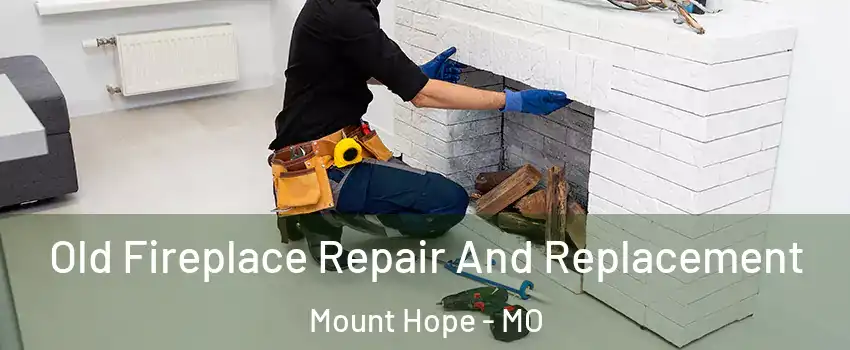 Old Fireplace Repair And Replacement Mount Hope - MO