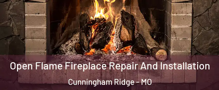 Open Flame Fireplace Repair And Installation Cunningham Ridge - MO
