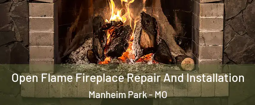 Open Flame Fireplace Repair And Installation Manheim Park - MO
