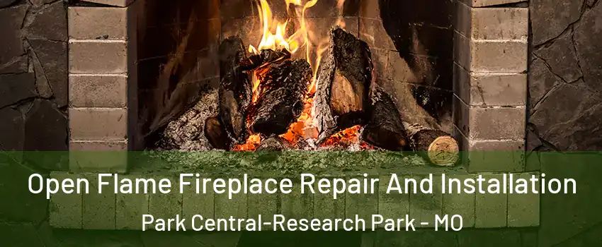 Open Flame Fireplace Repair And Installation Park Central-Research Park - MO