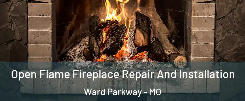 Open Flame Fireplace Repair And Installation Ward Parkway - MO