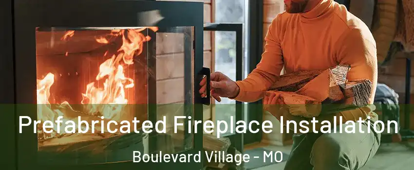 Prefabricated Fireplace Installation Boulevard Village - MO