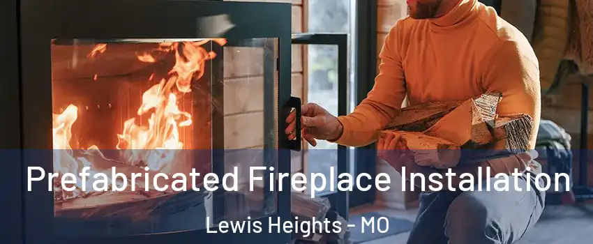 Prefabricated Fireplace Installation Lewis Heights - MO