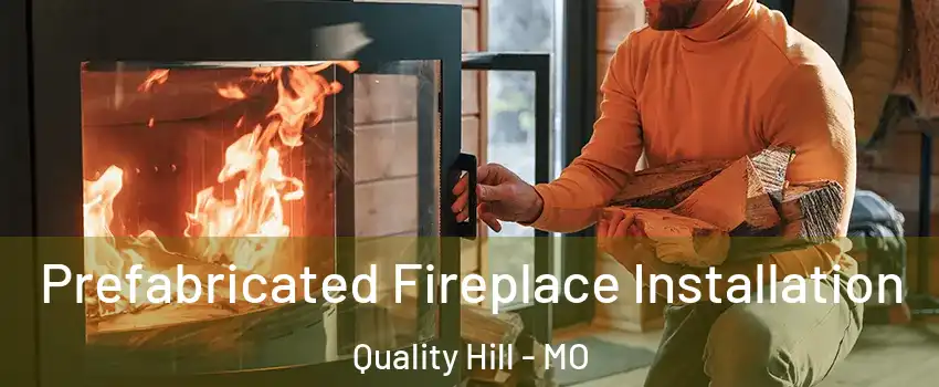Prefabricated Fireplace Installation Quality Hill - MO