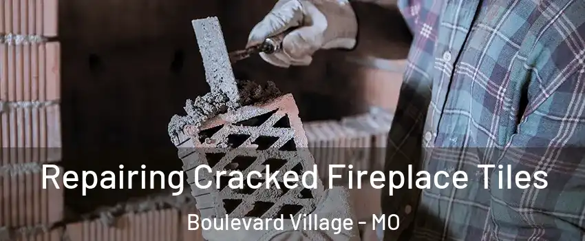 Repairing Cracked Fireplace Tiles Boulevard Village - MO