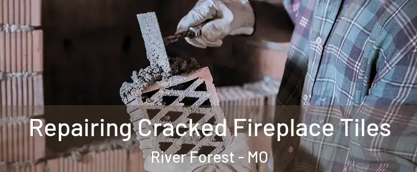 Repairing Cracked Fireplace Tiles River Forest - MO